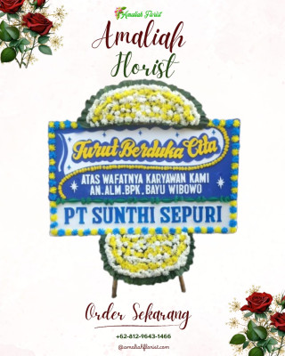 Papan Bunga Duka di Pamijahan