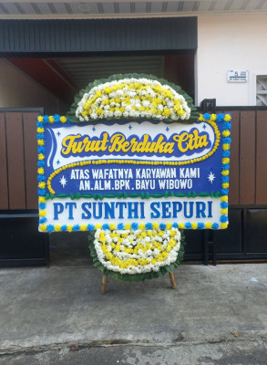 Papan Bunga Duka di Pamijahan