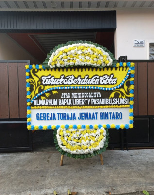 Papan Bunga Duka di Pamijahan